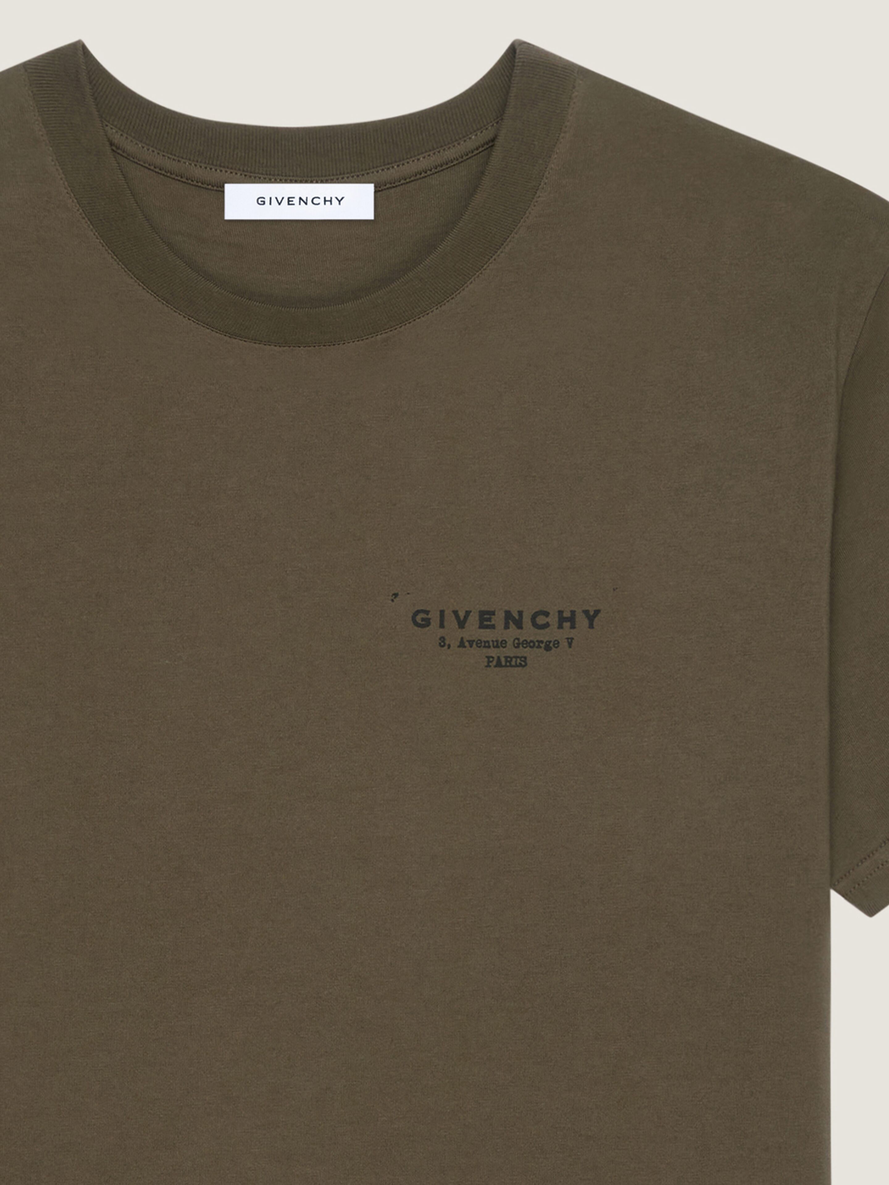 T-shirt in cotton with GIVENCHY Stamp print